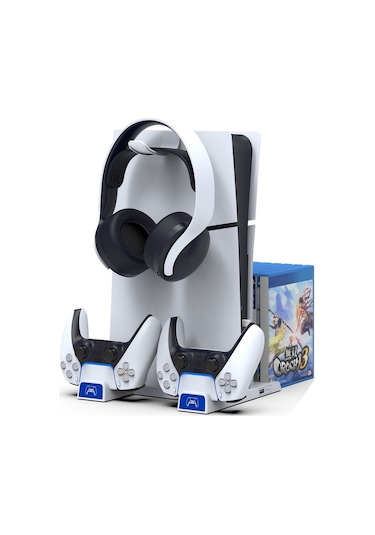 Ps5 Fat Slım Uyumlu Şarj Özellikli Dikey Stand İpega Pg-p5s009