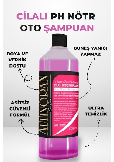 Altınoran Profesyonel Araç Bakım Seti Demir Tozu Sökücü - Cilalı Şampuan - Seramik Wax