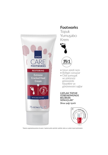 Footworks Topuk Yumuşatıcı Ayak Kremi 75ml