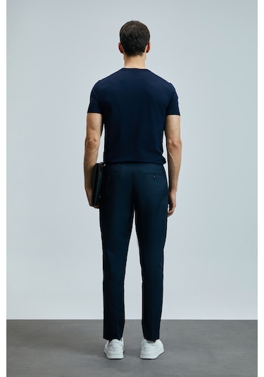 Lufian Tıno Erkek Modal Karışımlı Kazak Lacivert Lacivert 111090110100200 Lacivert