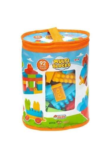 Dede - Multi Blocks 92 Parça Yapı Blokları Seti Eğitici Öğretici Oyuncak
