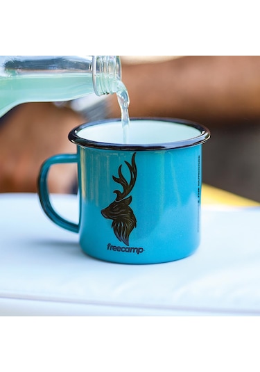 Freecamp Campers Emaye Mug 350ml-mavi Mavi