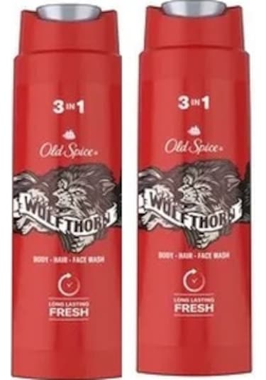 Old Spice Wolfthorn Erkek Duş Jeli ve Şampuan 2 x 400 ML
