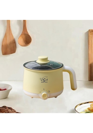 Homyl Elektrikli Sıcak Tencere Taşınabilir 2 Vites Vapursuz