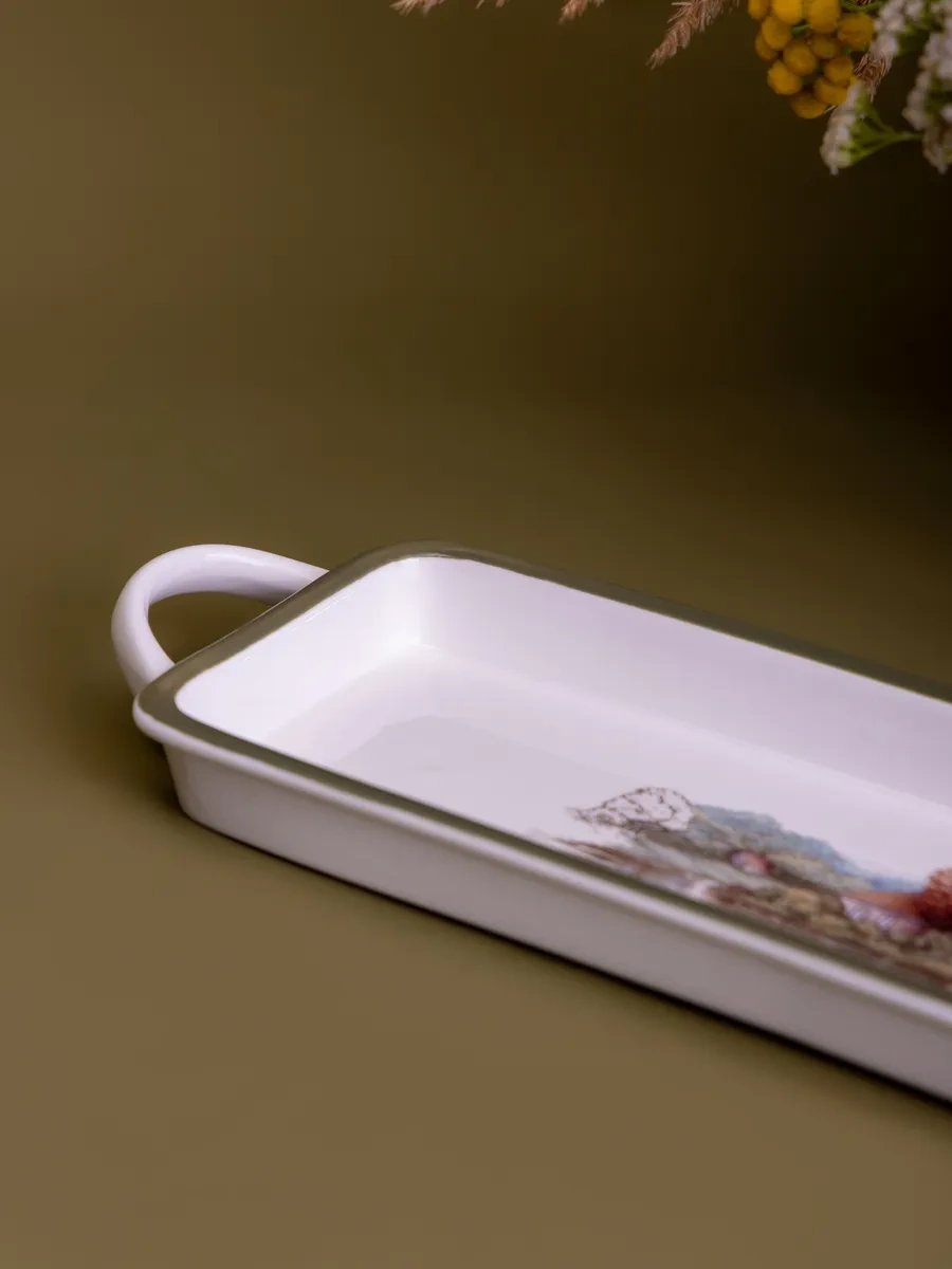 Lefard "family House" Fırın Kabı Kulplu Fırın Pişirme İçin 204133905 Beyaz