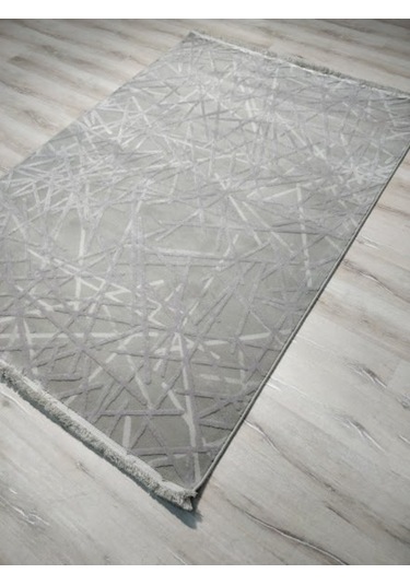 Yhome Luxor 2727Gri 160X230 Cm Saçaklı Salon Halısı