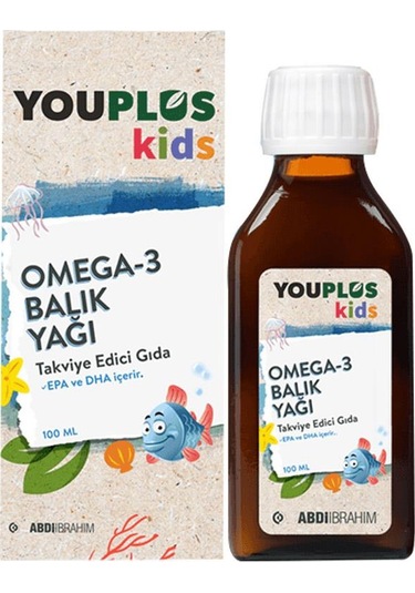 Youplus Kids Omega-3 Balık Yağı 100   ML