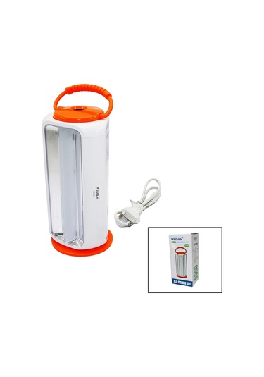 Üçgen Dikey Model El Feneri Lamba 3 Parça Tube Tüp Led - 54smd Fiş Şarjlı - Powerbank - Solar Giriş Çok Renkli