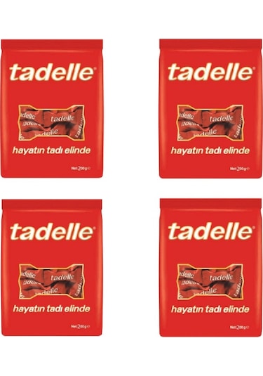 Tadelle Mini Fındık Dolgulu Sütlü Çikolata 4 x 200 G