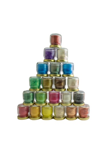 21'li Toz Sedefli Epoksi Pigment Boya Seti Avantaj Power Time Epo