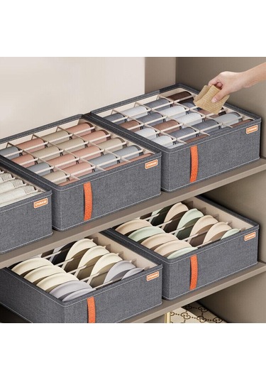 Açık Gri Kabine Çekmece İç Organizatör Kutusu Yatak Odası Gardırop Elbise Organizatör Pantolon T-shirt Eşarp Çorap Saklama Torbaları 20 Grid Açık Gri Açık Gri Kabine Çekmece İç Organizatör Kutusu Yatak Odası Gardırop Elbise Organizatör Pantolon T-shirt Eşarp Çorap Saklama Torbaları 20 Grid Açık Gri