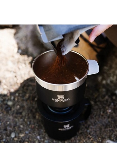 Stanley Brew Pour Over Paslanmaz Çelik Kahve Demleyici Siyah Çok Renkli