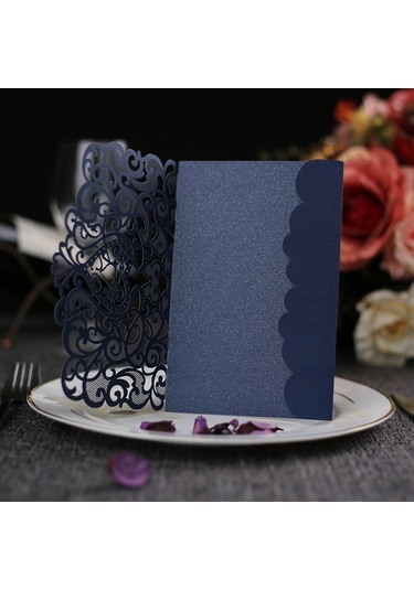 Novahub 20 Adet Aşk Desenli Davetiye Kartları, Davetiye Tutacakları Düğün Doğum Günü Partisi Yıldönümü İçin