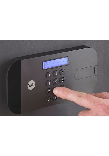 Yale Yüksek Güvenlikli Motorlu Kasa Otel Tip Laptop Ylhb-200