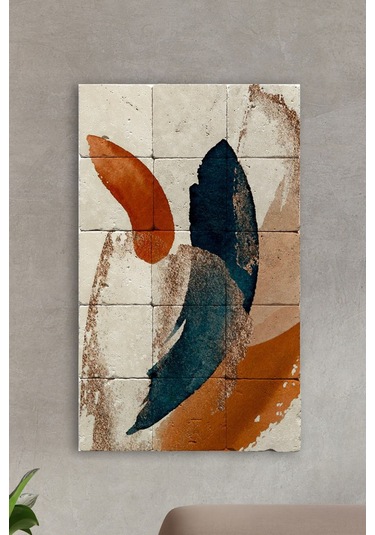 Modern Taş Tablo- Duvar Dekoru 30x50cm
