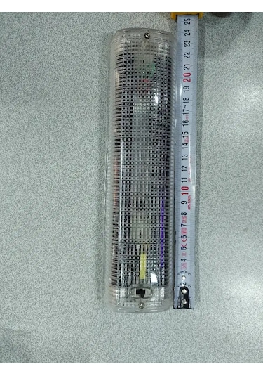 Mor Floresan Lamba 12 Volt Mor Tavan Lambası Dügmeli Aydınlatma