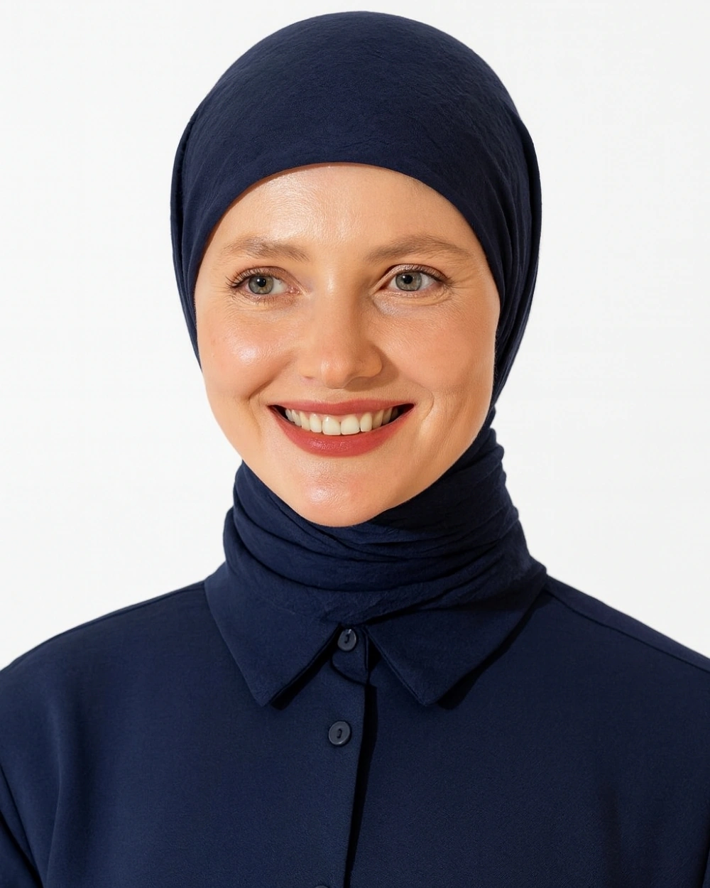 Konfor Eşarp 195x85 Cm 4 Mevsim Kullanım Terletmez, Kaymaz, Pamuk Polyester Karışımlı Rahat Eşarp Lacivert