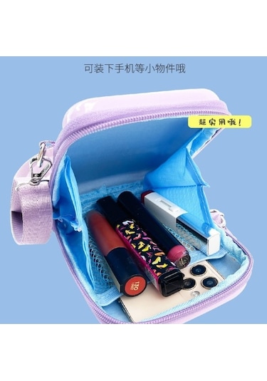 Didadodo Kızlar Frozen Omuz Çantası Hafif Çocuk Çapraz Askılı Çanta Açık Mor, Renk: Açık Mor Açık Mor