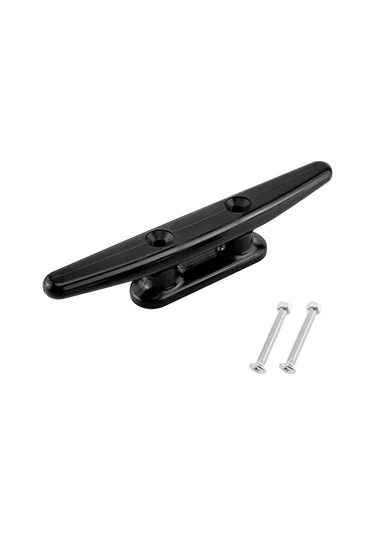 Mufunye Tekne Ve Yat Aksesuarı: Siyah Nilon Tether Cleat, 4-8 İnç Seçenekli, Kaynak Ve İp Tutucu 1 Adet + 2 Vida