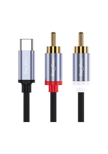 Veggieg Usb Type-c To 2 Rca Ses Kablosu 1.5 Metre