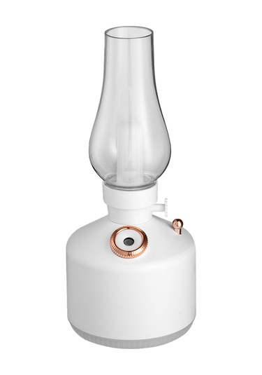 Geeksen Kerosene Lambası Şekilli Nemlendirici, 7 Renkli Gece Lambası, Sürekli Ve Kesikli Sprey Modları, Ev Ofis Dekorasyonu Usb Nemlendirici