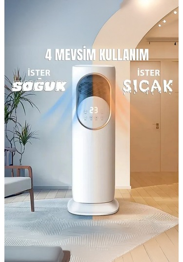 Uzaktan Kumandalı Taşınabilir Sıcak Üfleme Isıtıcı