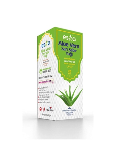 Esila Aloe Vera - Sarı Sabır Yağı 20  ML