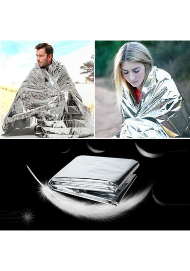 Lyon Deprem Hayat Kurtaran Ve Soğuğa Dayanıklı İlk Yardım Battaniyesi, İlk Yardım Battaniyesi, Beyaz