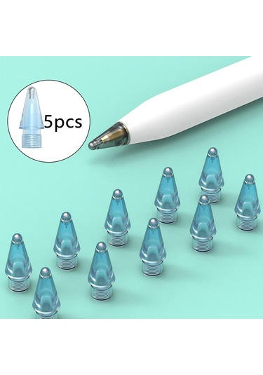 Homyl 5x Uyumlu Kalem Ucu 1. 2. Koruyucu Kılıf Apple Temiz-mavi