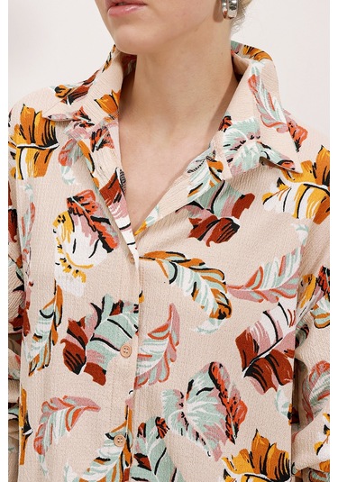 Örme İkili Takım - Krem 001