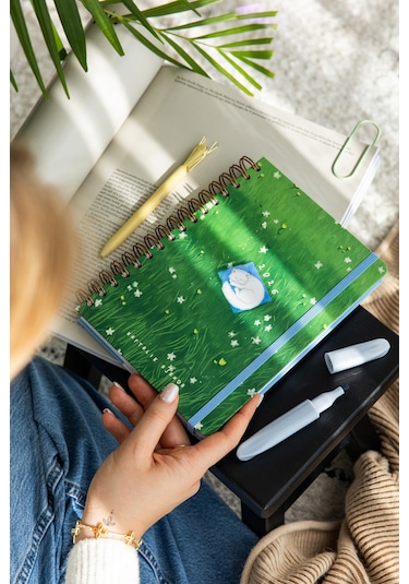 2026 A5 Spiralli Haftalık Ajanda 12 Aylık - Kedi Kedi