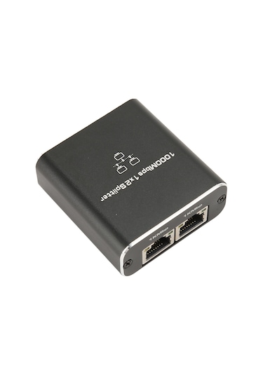 Xindoker 1000mbps Gigabit Ağ Splitteri - Rj45 1 Giriş 2 Çıkış, İki Cihazın Eş Zamanlı İnternet Erişimi, Alüminyum Alüminyum, 100m Aktarım Mesafesi