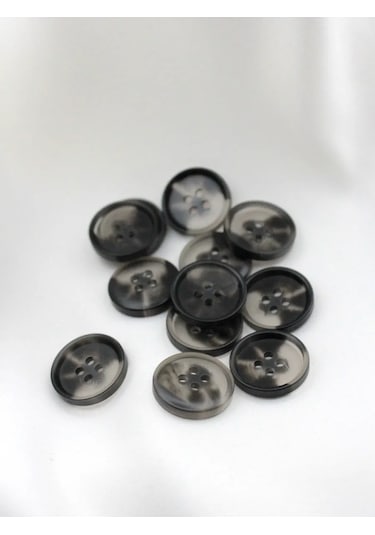 The New Button 15 Mm Dekoratif Kahverengi Düğmeler 12 Adet 335625324