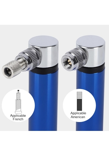 Sones Bisiklet Basketbol Futbol Mini Taşınabilir Yüksek Basınçlı Şişirme Mavi