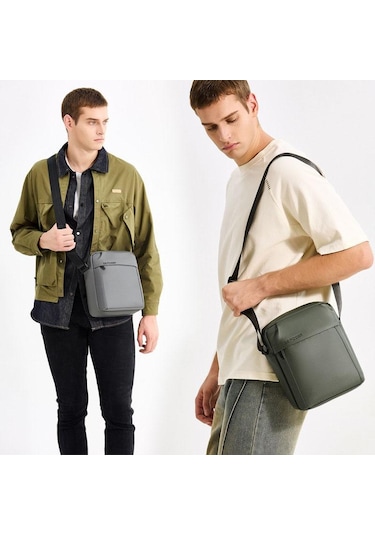 Sones Wepower Erkek Postacı Çantası Büyük Kapasiteli Seyahat Ve Yolculuk İçin Omuz Çantası Siyah Siyah