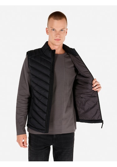 Colins Siyah Erkek Yelek Cl1071238 Q1.v1 Blk Siyah