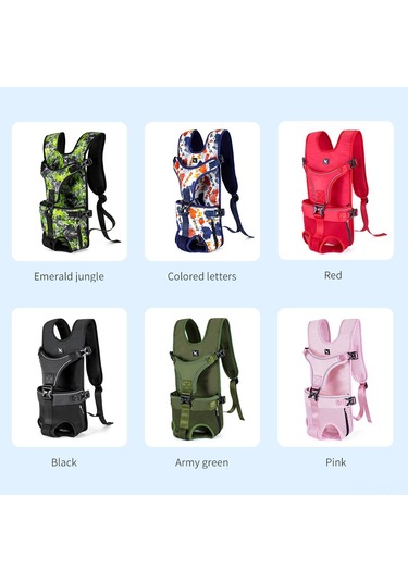 Jokmae Kamuflaj Desenli Köpek Çantası Siyah