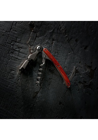Deejo Waiter's Knife, Coral Wood Kahverengi