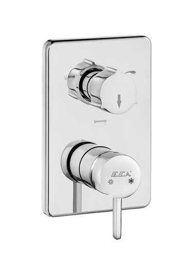 Eca Purity Ankastre Banyo Bataryası Sıva Üstü 3 Yollu 102167302H- Krom