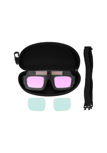 Reedark Profesyonel Güneş Enerjili Kaynak Gözlüğü - Uv Koruma, Otomatik Kararma, Rahat Kullanım