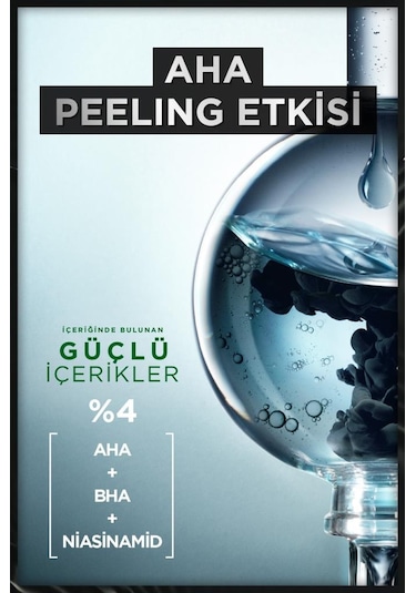 Garnier Aha Bha Cilt Kusurları Karşıtı Siyah Serum 30 ML