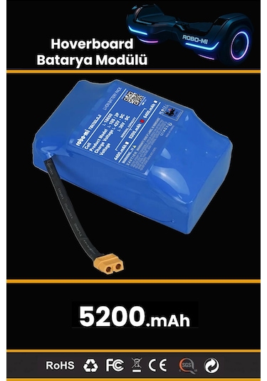 Hoverboard 5200mAh Elektrikli Kaykay Bataryası