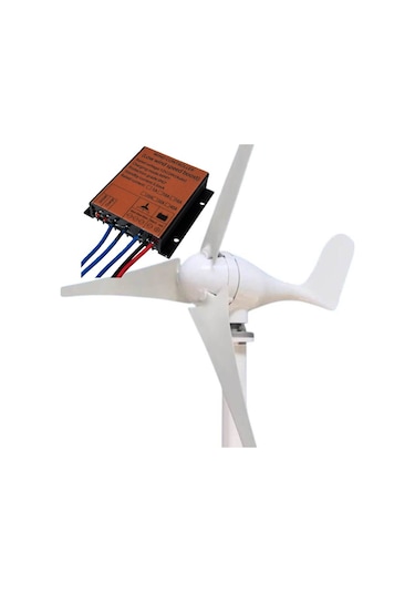 200W-24V Rüzgar Türbini+Şarz Kontrol Cihazı