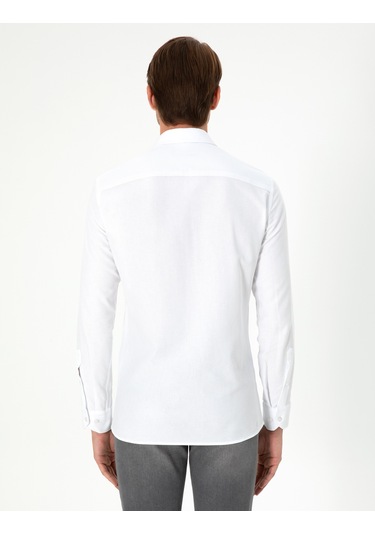 Pierre Cardin Erkek Beyaz Gömlek Desenli 50294732-vr013 Beyaz