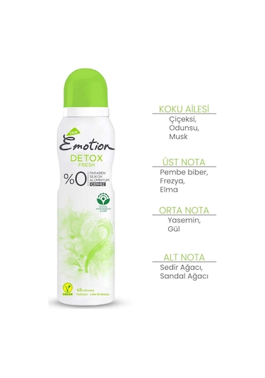 2 Adet Fresh Kadın Deodorant Sprey 150 ml