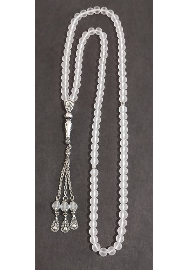 99'lu Namaz Tesbihi - Kuvars Doğal Taş Tesbih