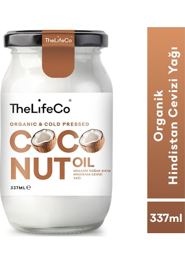TheLifeCo Organik Hindistan Cevizi Yağı 337 ML