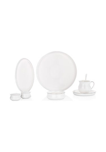 Schafer Superfine Bone Lumiere Kahvaltı Takımı 32 Parça-platin