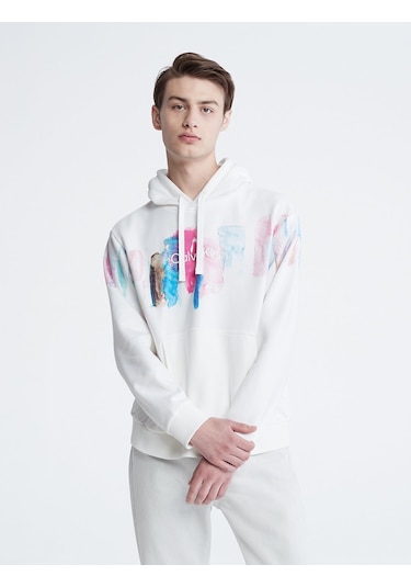 Calvin Klein Erkek Sweatshirt 40jm948 540 Beyaz