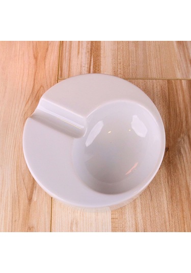 Perlotus Porselen Şeffaf Sırlı Puro Küllüğü Sert Porselen 13 Cm